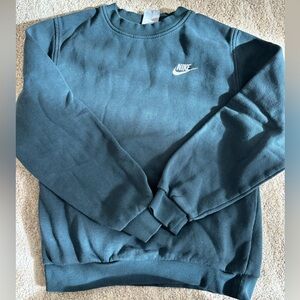 Nike Big Boys Teal Crewneck Sweater